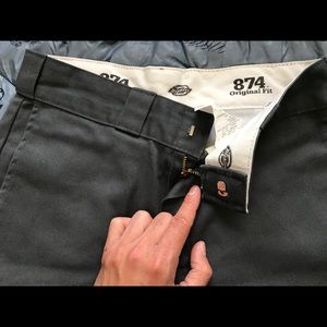 Grey Dickies ( 874 ) Straight fit